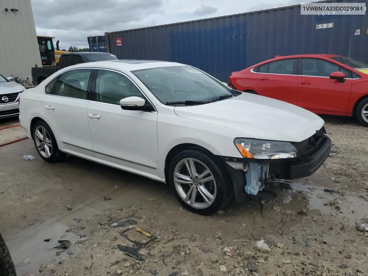 2013 Volkswagen Passat Se VIN: 1VWBN7A33DC029084 Lot: 72553764