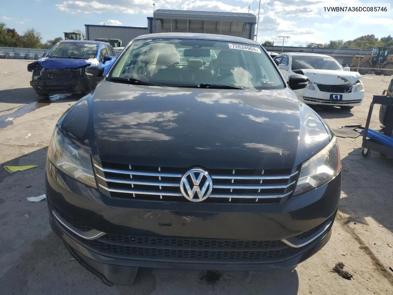 2013 Volkswagen Passat Se VIN: 1VWBN7A36DC085746 Lot: 72634964