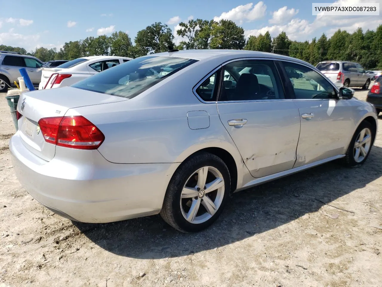 2013 Volkswagen Passat Se VIN: 1VWBP7A3XDC087283 Lot: 72693494