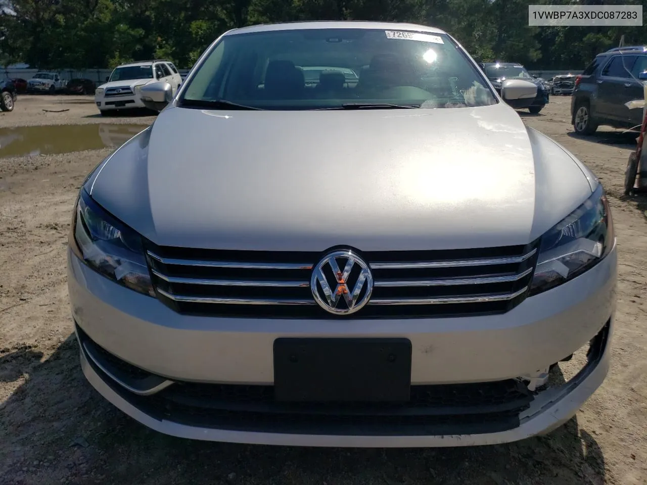 2013 Volkswagen Passat Se VIN: 1VWBP7A3XDC087283 Lot: 72693494