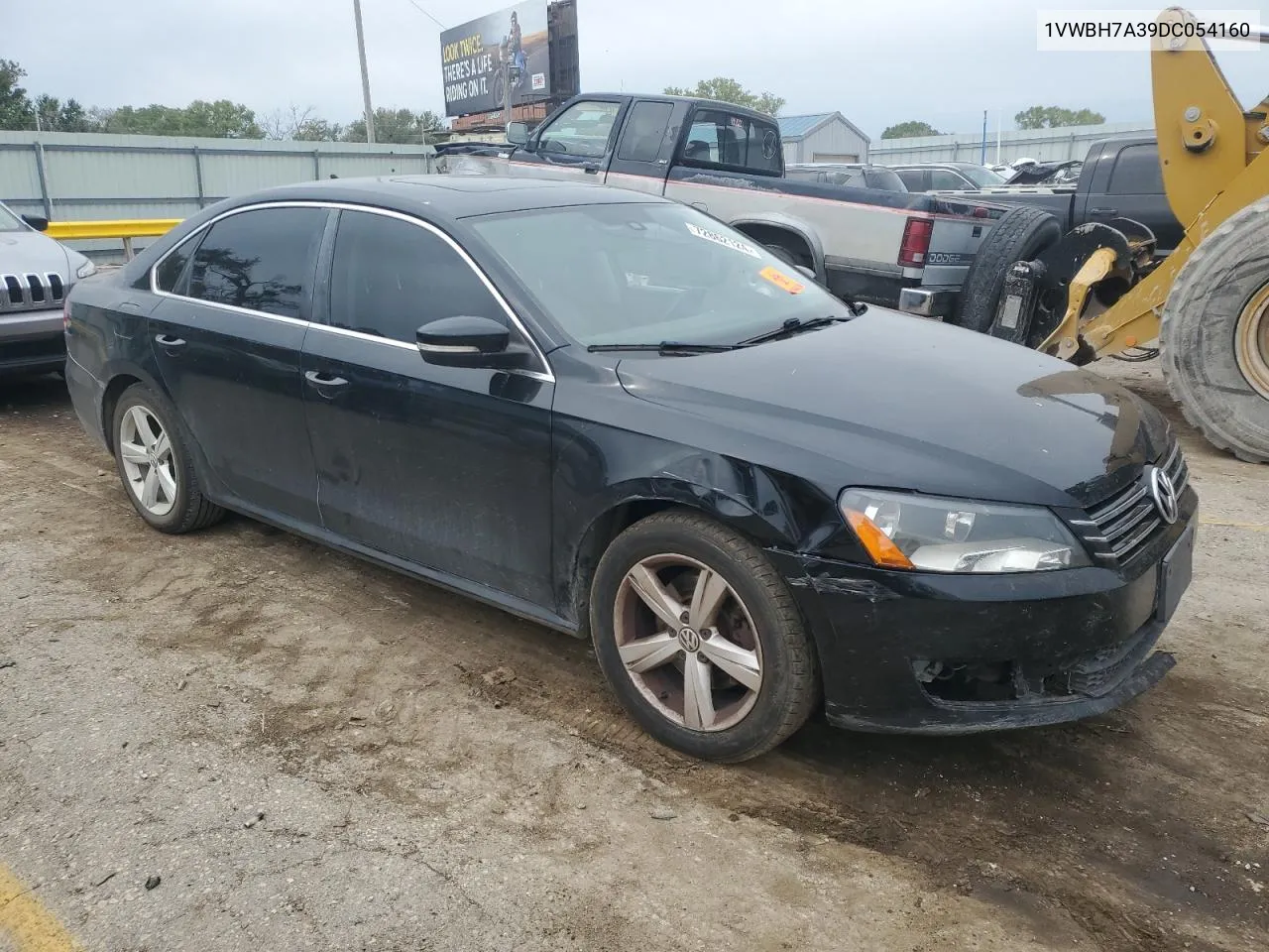 2013 Volkswagen Passat Se VIN: 1VWBH7A39DC054160 Lot: 72862124