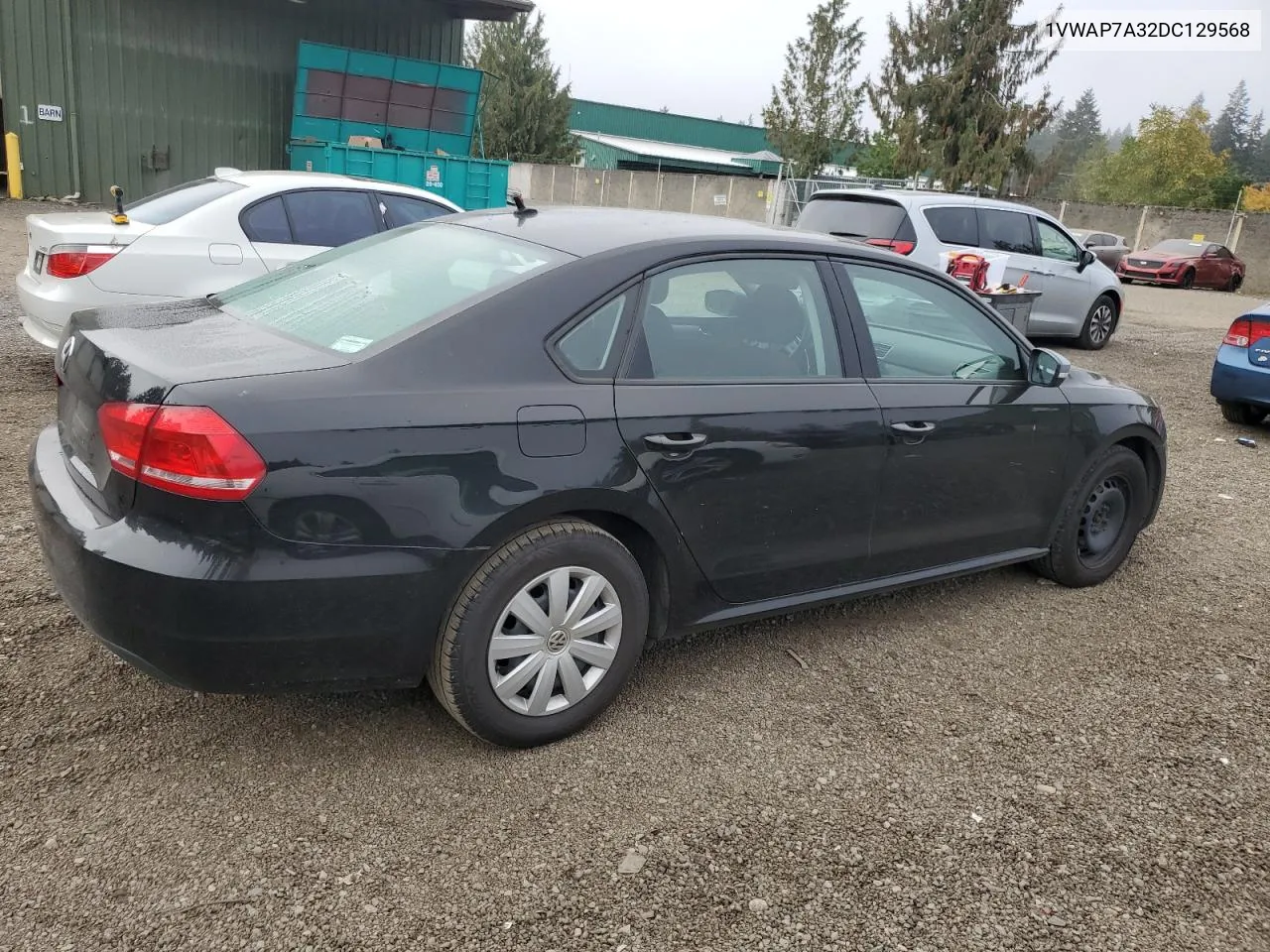 2013 Volkswagen Passat S VIN: 1VWAP7A32DC129568 Lot: 72991914