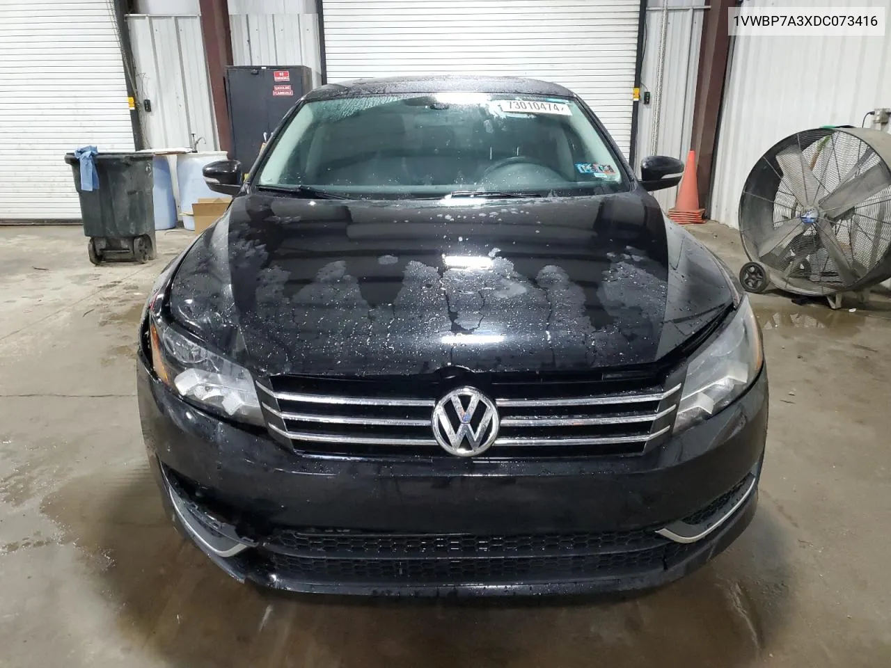 2013 Volkswagen Passat Se VIN: 1VWBP7A3XDC073416 Lot: 73010474