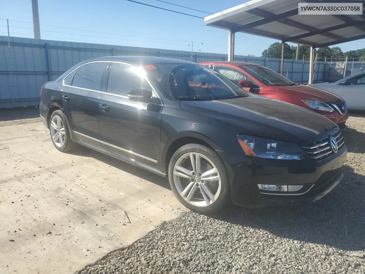 2013 Volkswagen Passat Sel VIN: 1VWCN7A33DC037058 Lot: 73479894