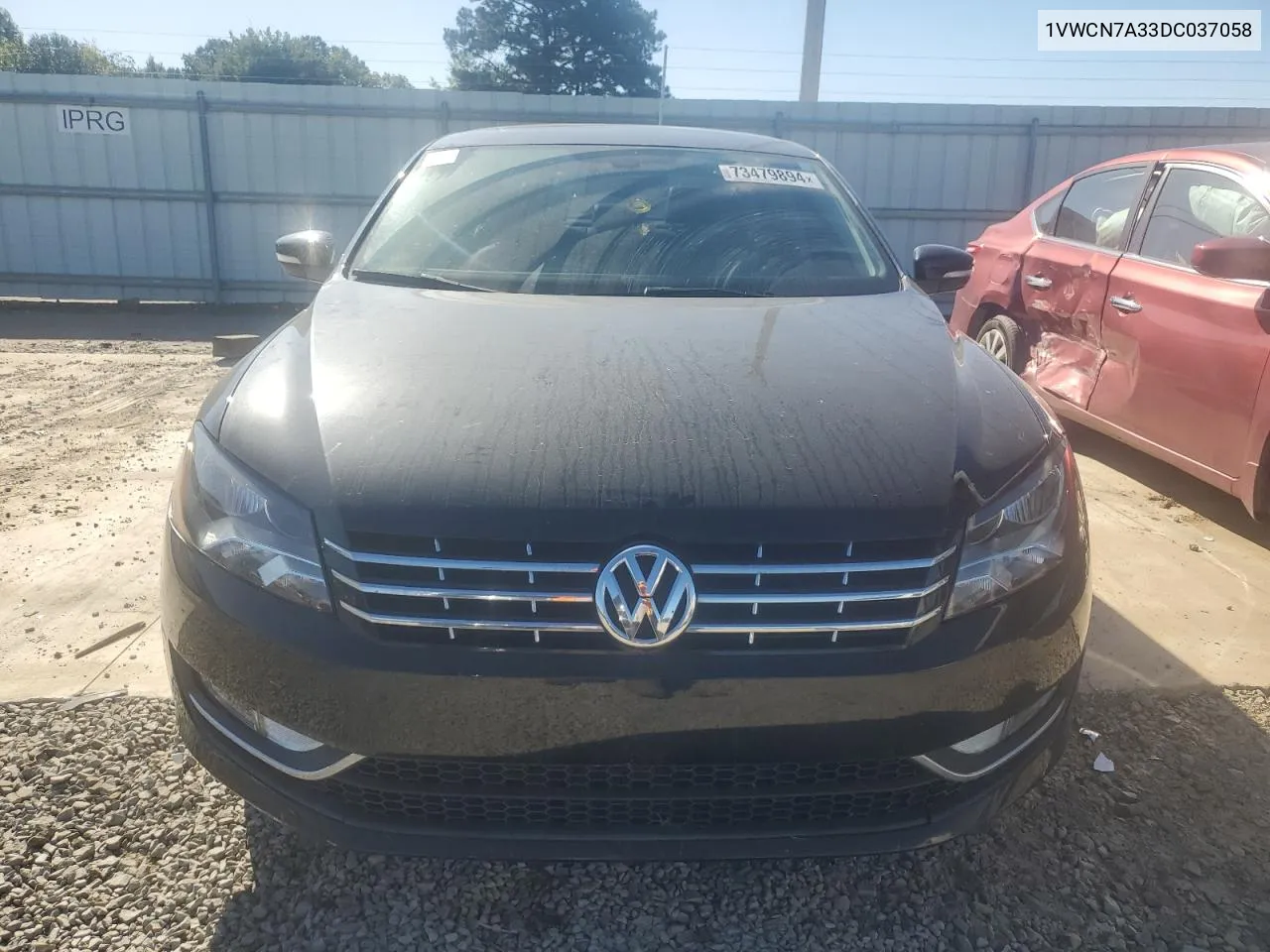 2013 Volkswagen Passat Sel VIN: 1VWCN7A33DC037058 Lot: 73479894