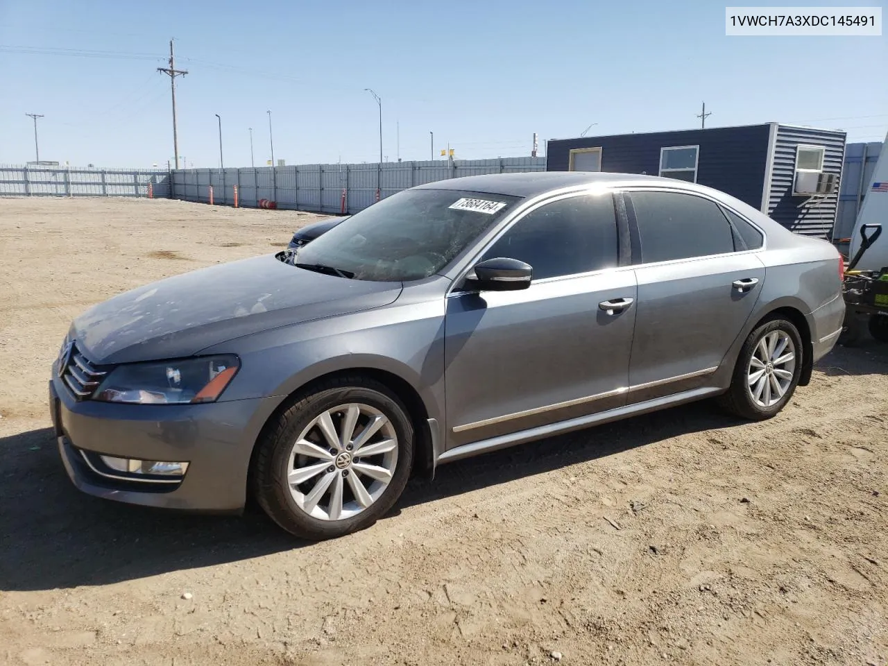 1VWCH7A3XDC145491 2013 Volkswagen Passat Sel