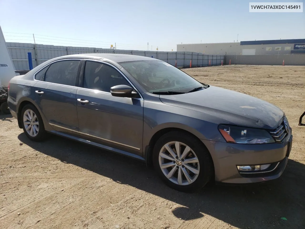 1VWCH7A3XDC145491 2013 Volkswagen Passat Sel