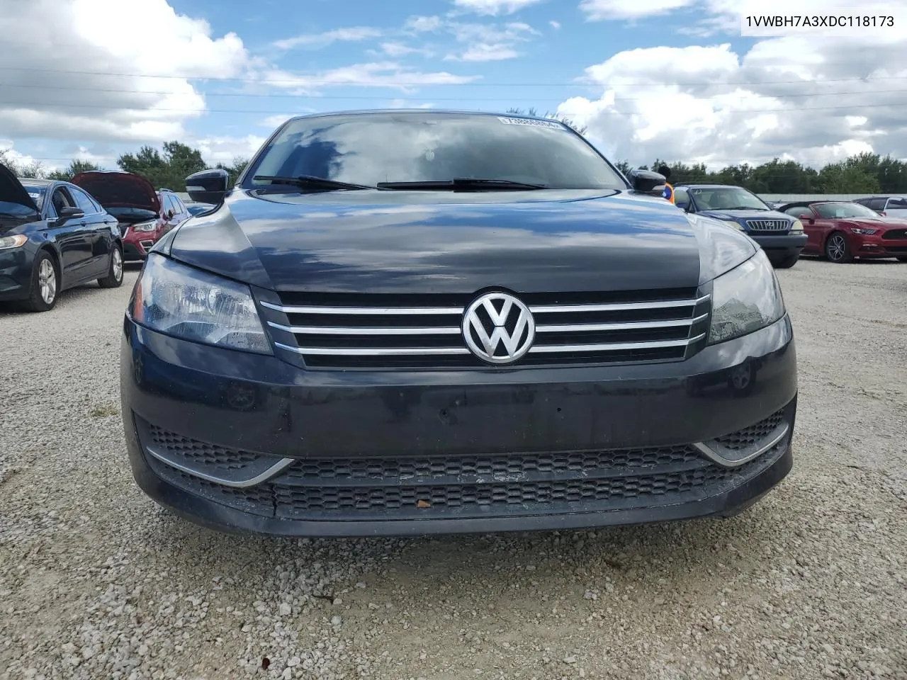 2013 Volkswagen Passat Se VIN: 1VWBH7A3XDC118173 Lot: 73886864