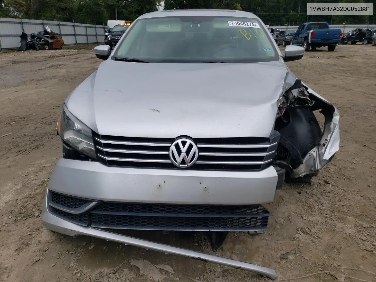 1VWBH7A32DC052881 2013 Volkswagen Passat Se