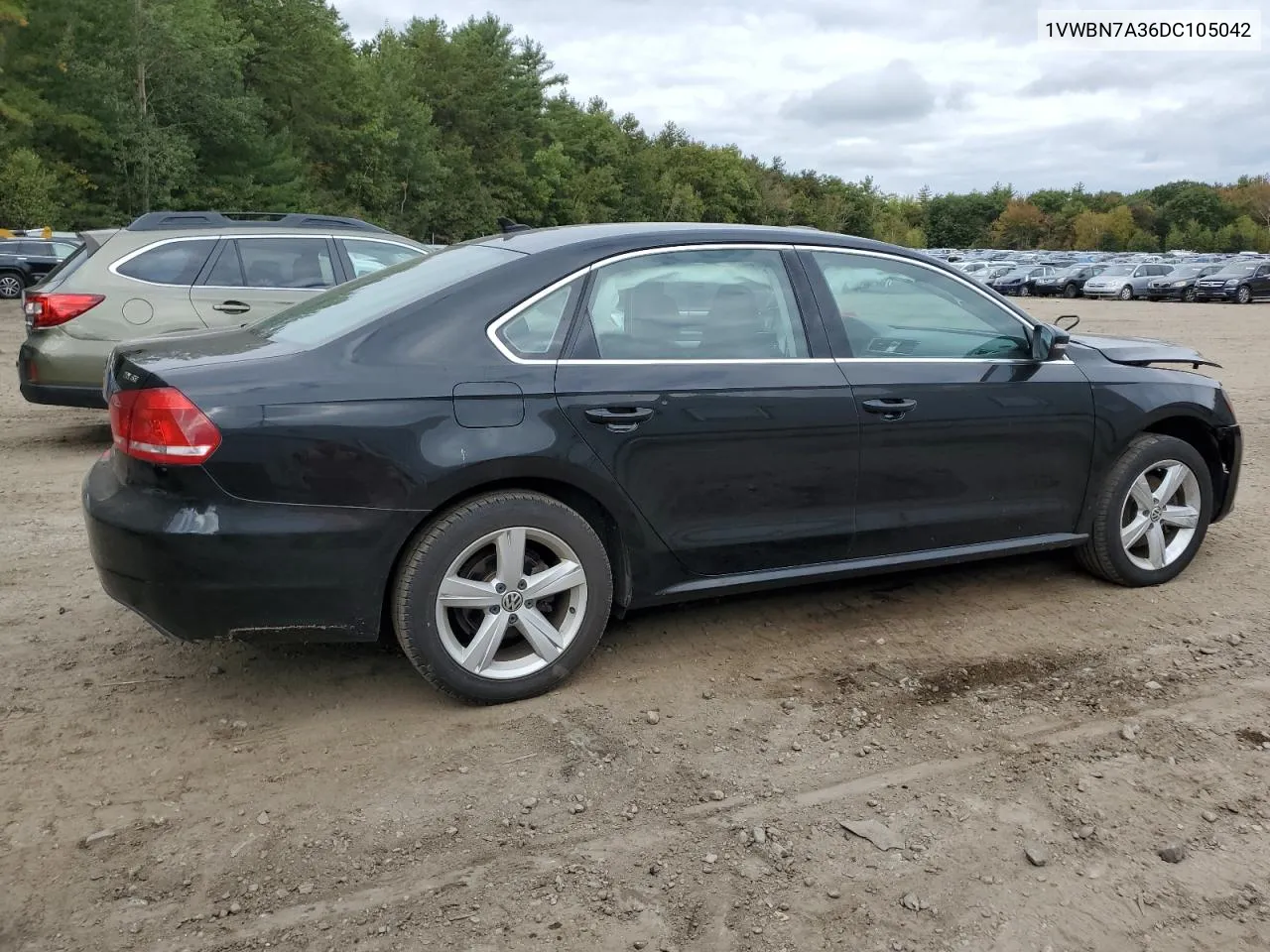 1VWBN7A36DC105042 2013 Volkswagen Passat Se