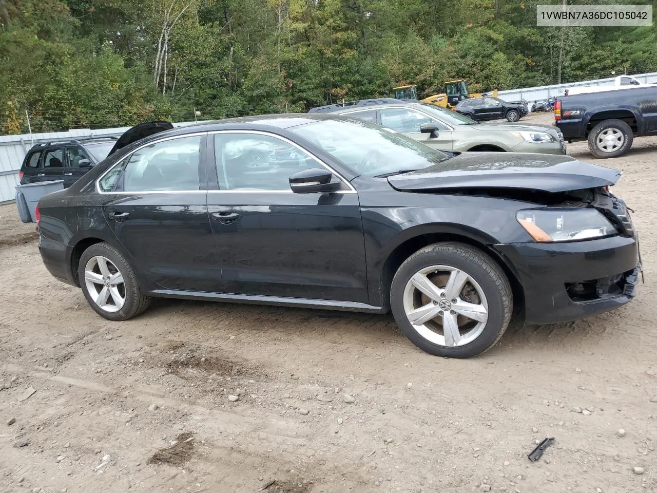 1VWBN7A36DC105042 2013 Volkswagen Passat Se