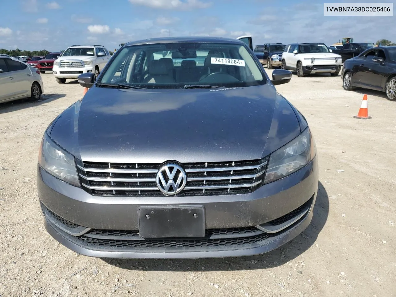 2013 Volkswagen Passat Se VIN: 1VWBN7A38DC025466 Lot: 74119084