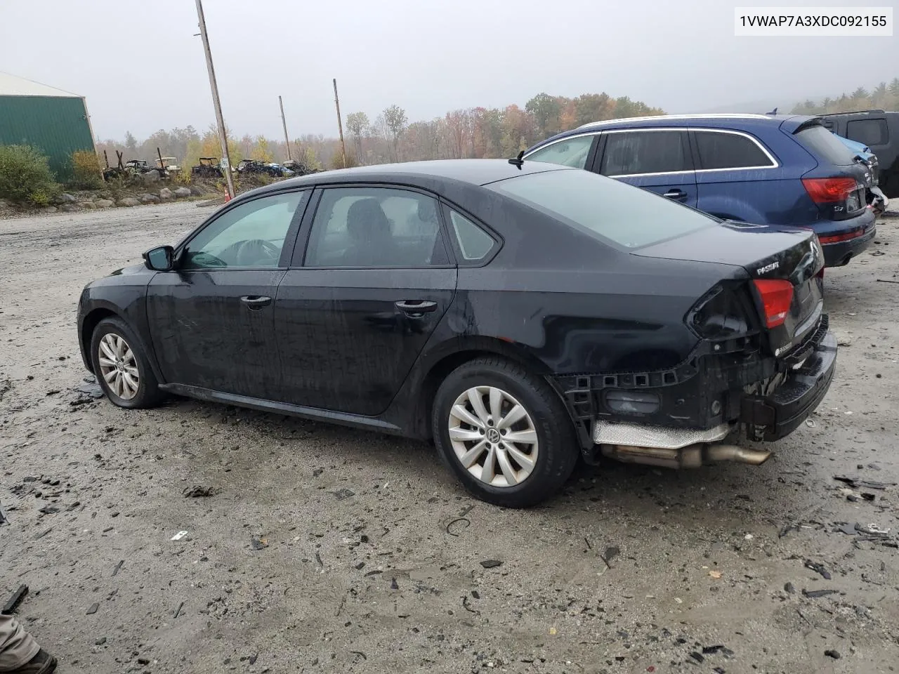 2013 Volkswagen Passat S VIN: 1VWAP7A3XDC092155 Lot: 74349954