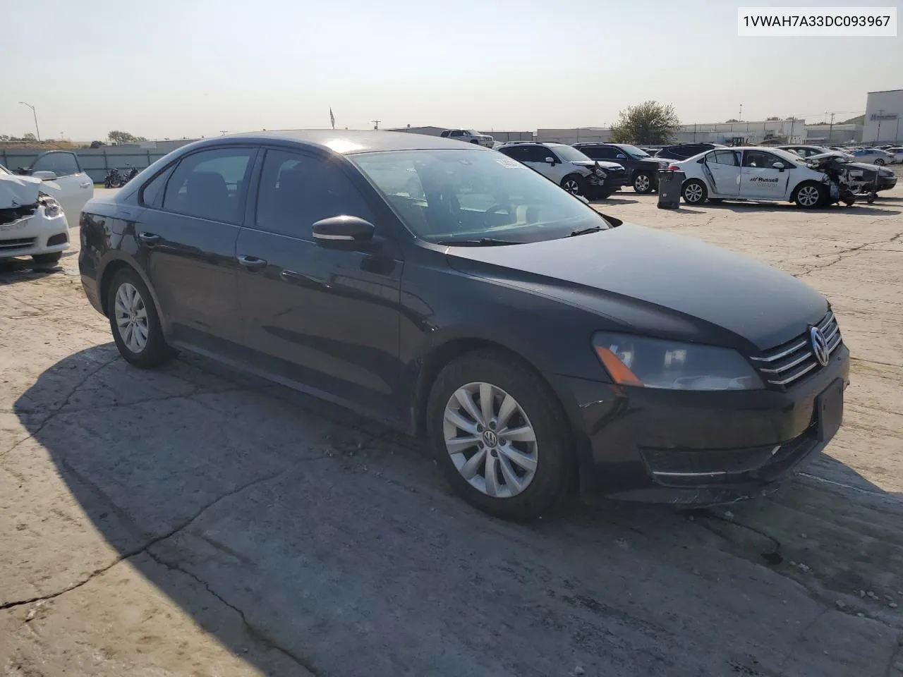 2013 Volkswagen Passat S VIN: 1VWAH7A33DC093967 Lot: 74402474