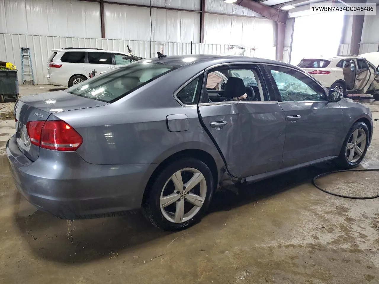 2013 Volkswagen Passat Se VIN: 1VWBN7A34DC045486 Lot: 74993404