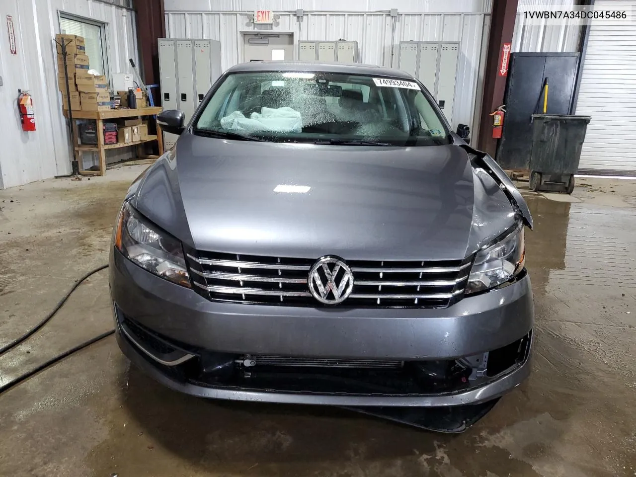 1VWBN7A34DC045486 2013 Volkswagen Passat Se