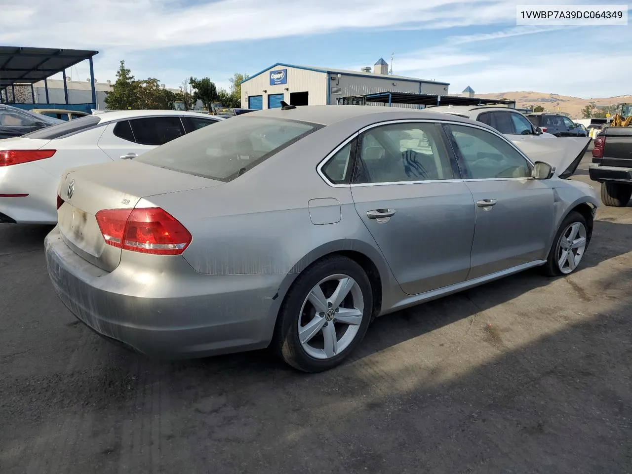 1VWBP7A39DC064349 2013 Volkswagen Passat Se