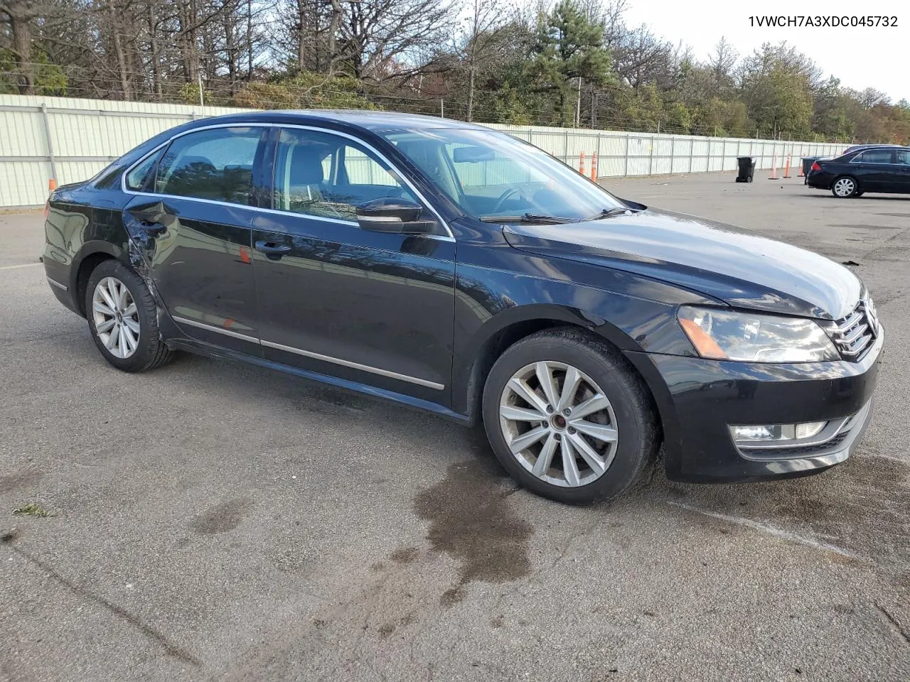 2013 Volkswagen Passat Sel VIN: 1VWCH7A3XDC045732 Lot: 75229134