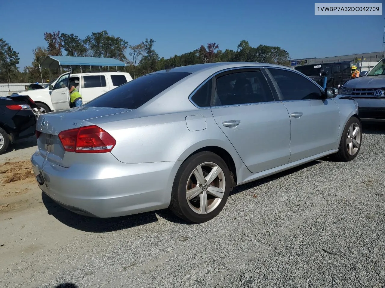 2013 Volkswagen Passat Se VIN: 1VWBP7A32DC042709 Lot: 75802504