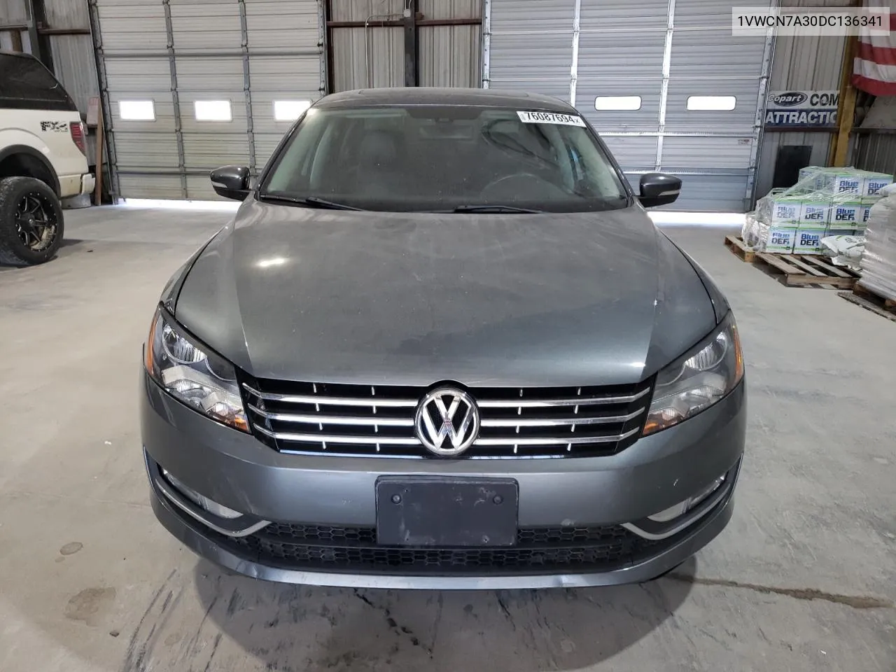 2013 Volkswagen Passat Sel VIN: 1VWCN7A30DC136341 Lot: 76087694