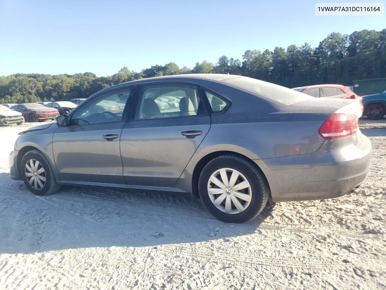 2013 Volkswagen Passat S VIN: 1VWAP7A31DC116164 Lot: 76225254