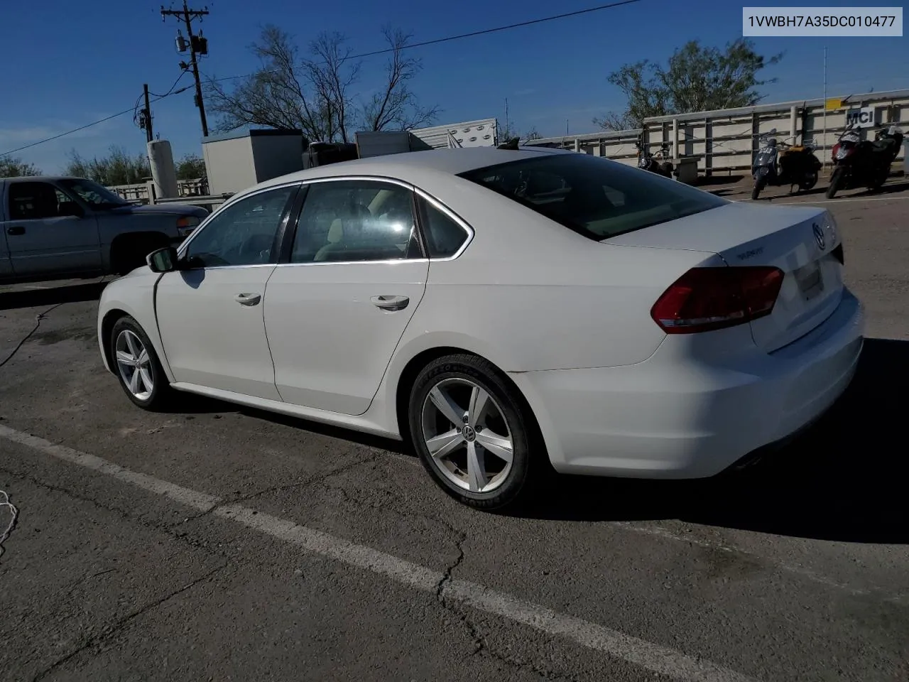 2013 Volkswagen Passat Se VIN: 1VWBH7A35DC010477 Lot: 76243004