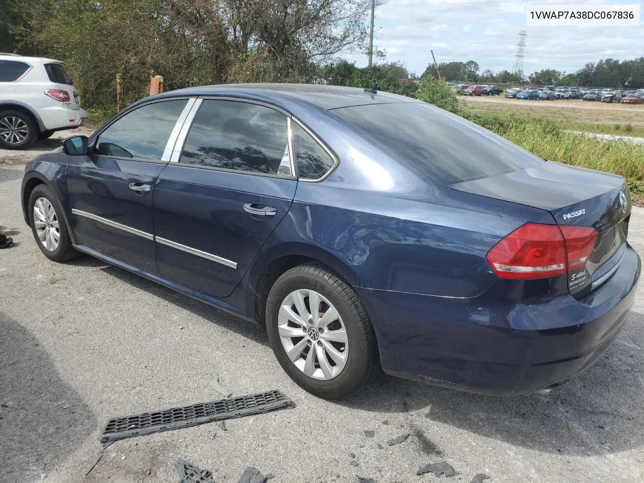 2013 Volkswagen Passat S VIN: 1VWAP7A38DC067836 Lot: 76487594