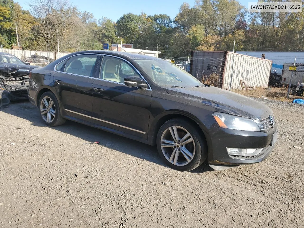 1VWCN7A3XDC116565 2013 Volkswagen Passat Sel