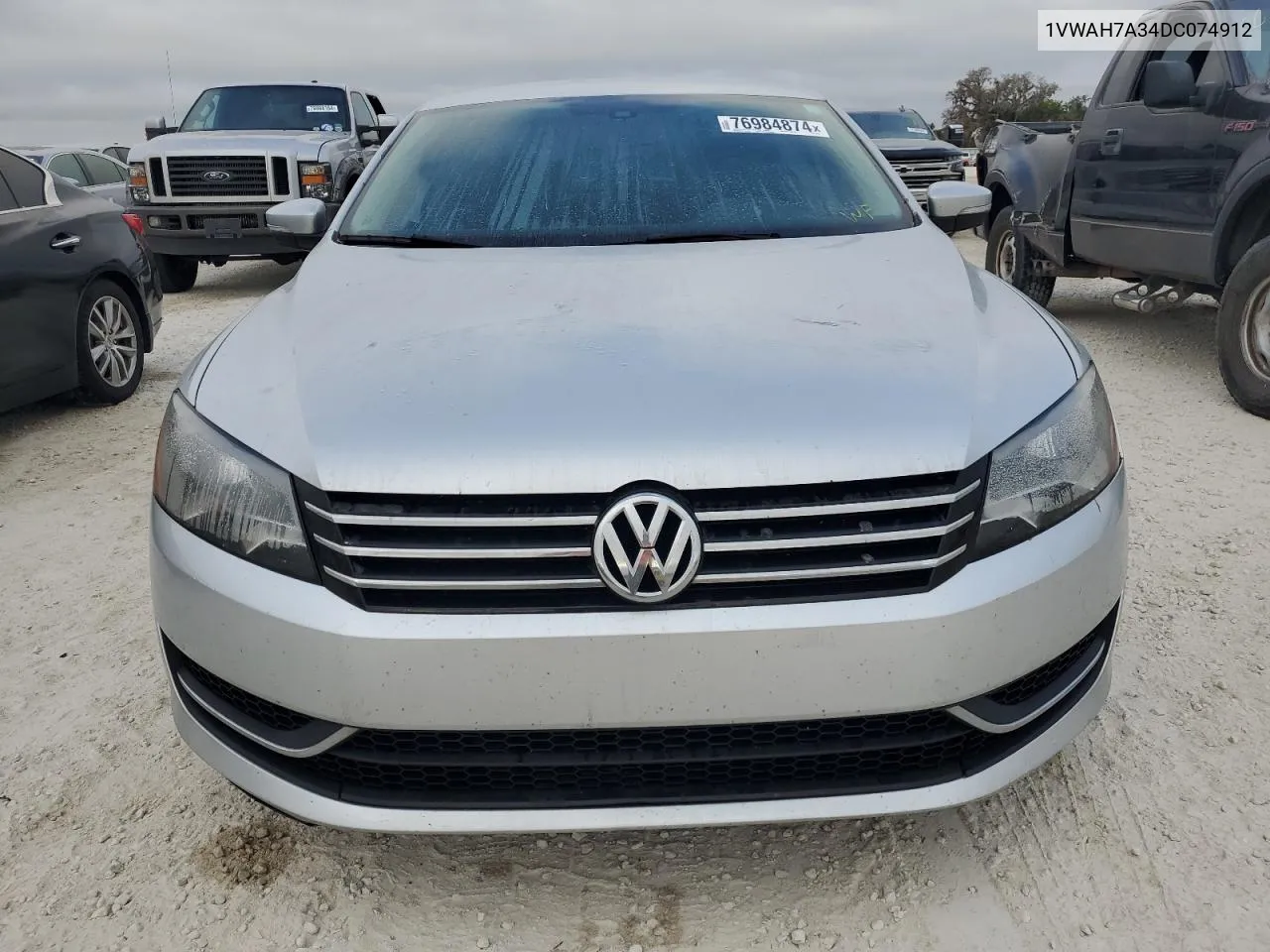 2013 Volkswagen Passat S VIN: 1VWAH7A34DC074912 Lot: 76984874