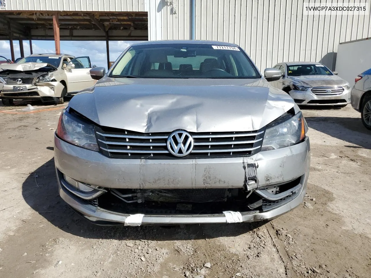 2013 Volkswagen Passat Sel VIN: 1VWCP7A3XDC027315 Lot: 77217794