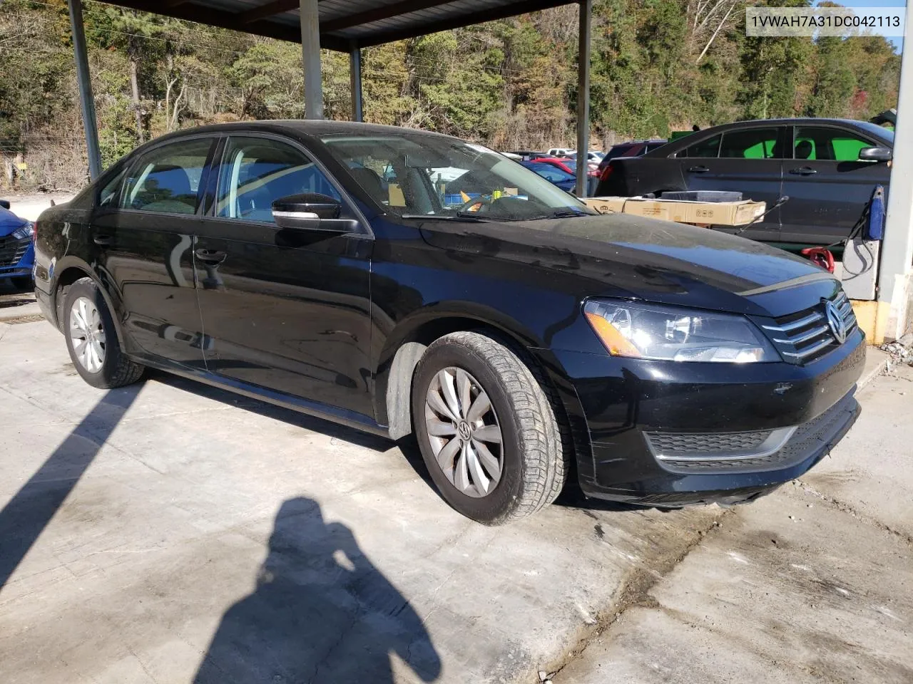 2013 Volkswagen Passat S VIN: 1VWAH7A31DC042113 Lot: 77327424