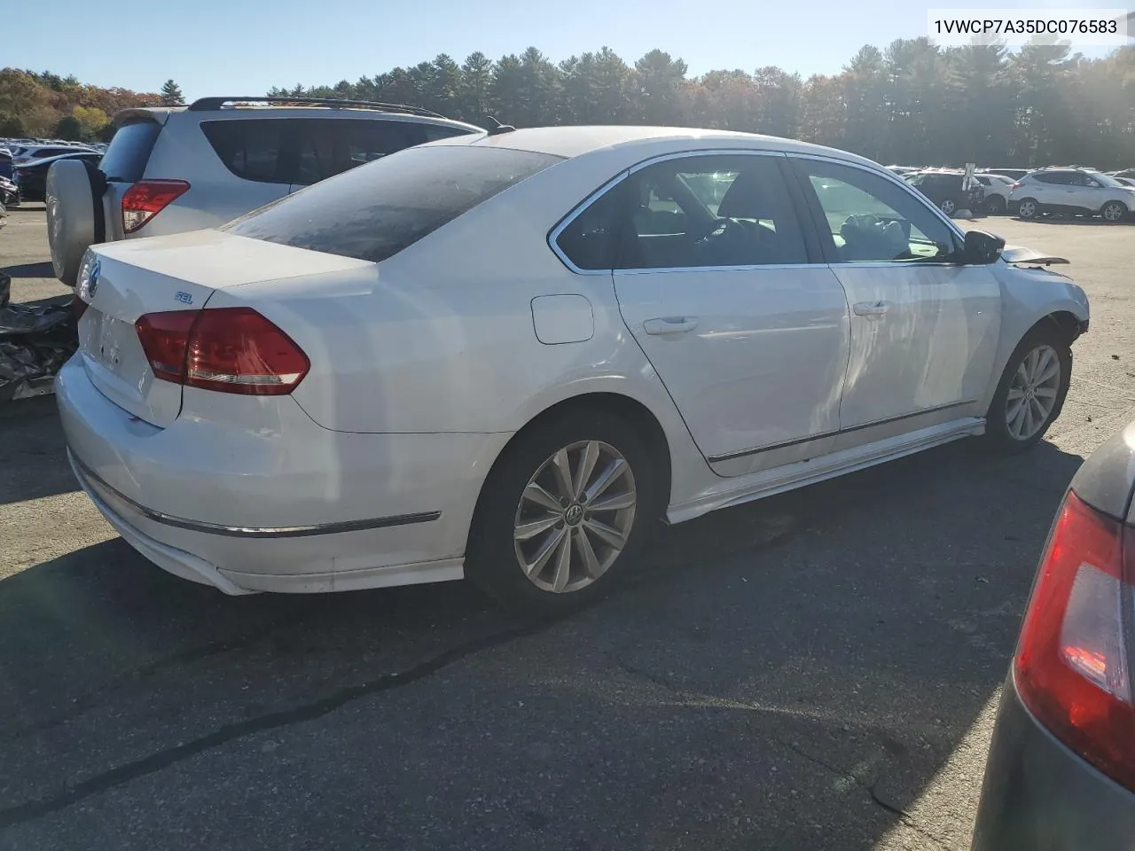 2013 Volkswagen Passat Sel VIN: 1VWCP7A35DC076583 Lot: 77799454