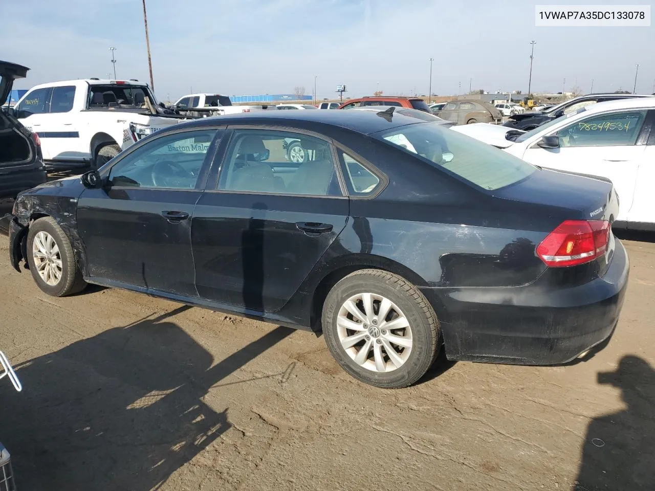 2013 Volkswagen Passat S VIN: 1VWAP7A35DC133078 Lot: 77982884