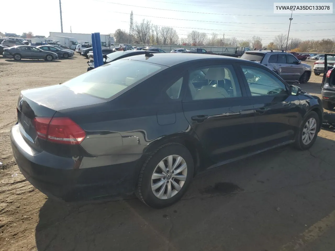 1VWAP7A35DC133078 2013 Volkswagen Passat S