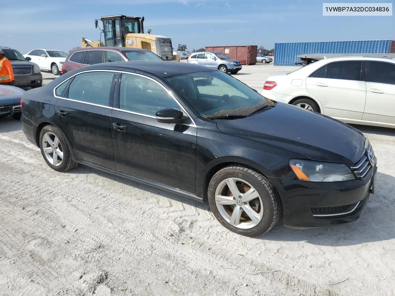 2013 Volkswagen Passat Se VIN: 1VWBP7A32DC034836 Lot: 78118294