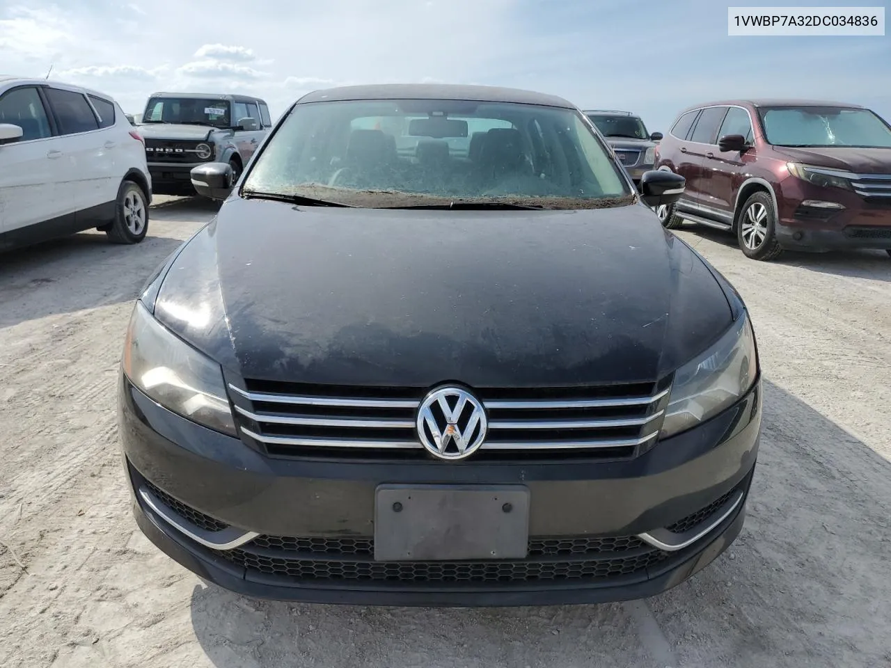 2013 Volkswagen Passat Se VIN: 1VWBP7A32DC034836 Lot: 78118294