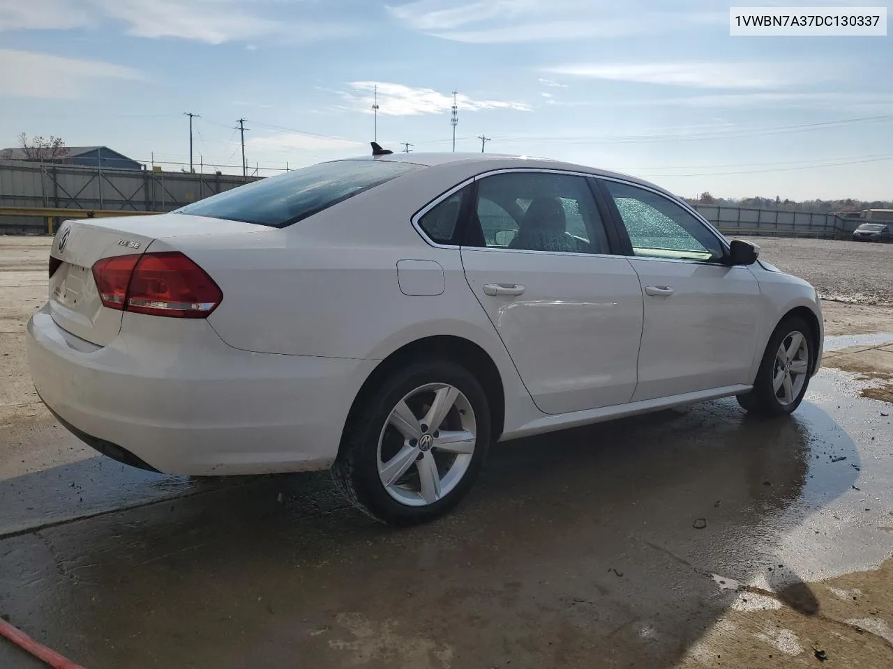 2013 Volkswagen Passat Se VIN: 1VWBN7A37DC130337 Lot: 78248274