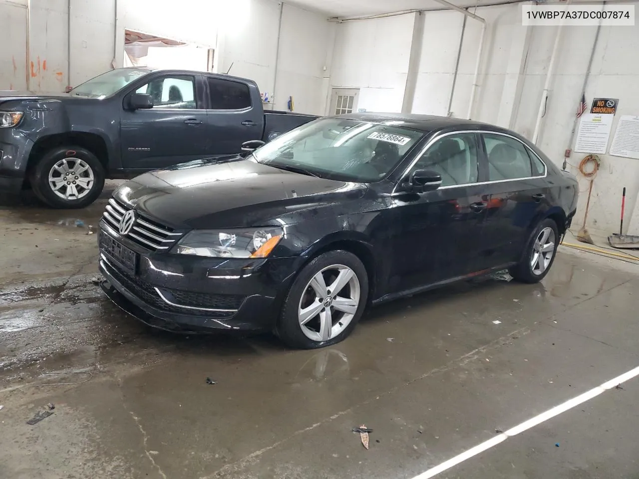 2013 Volkswagen Passat Se VIN: 1VWBP7A37DC007874 Lot: 78578864