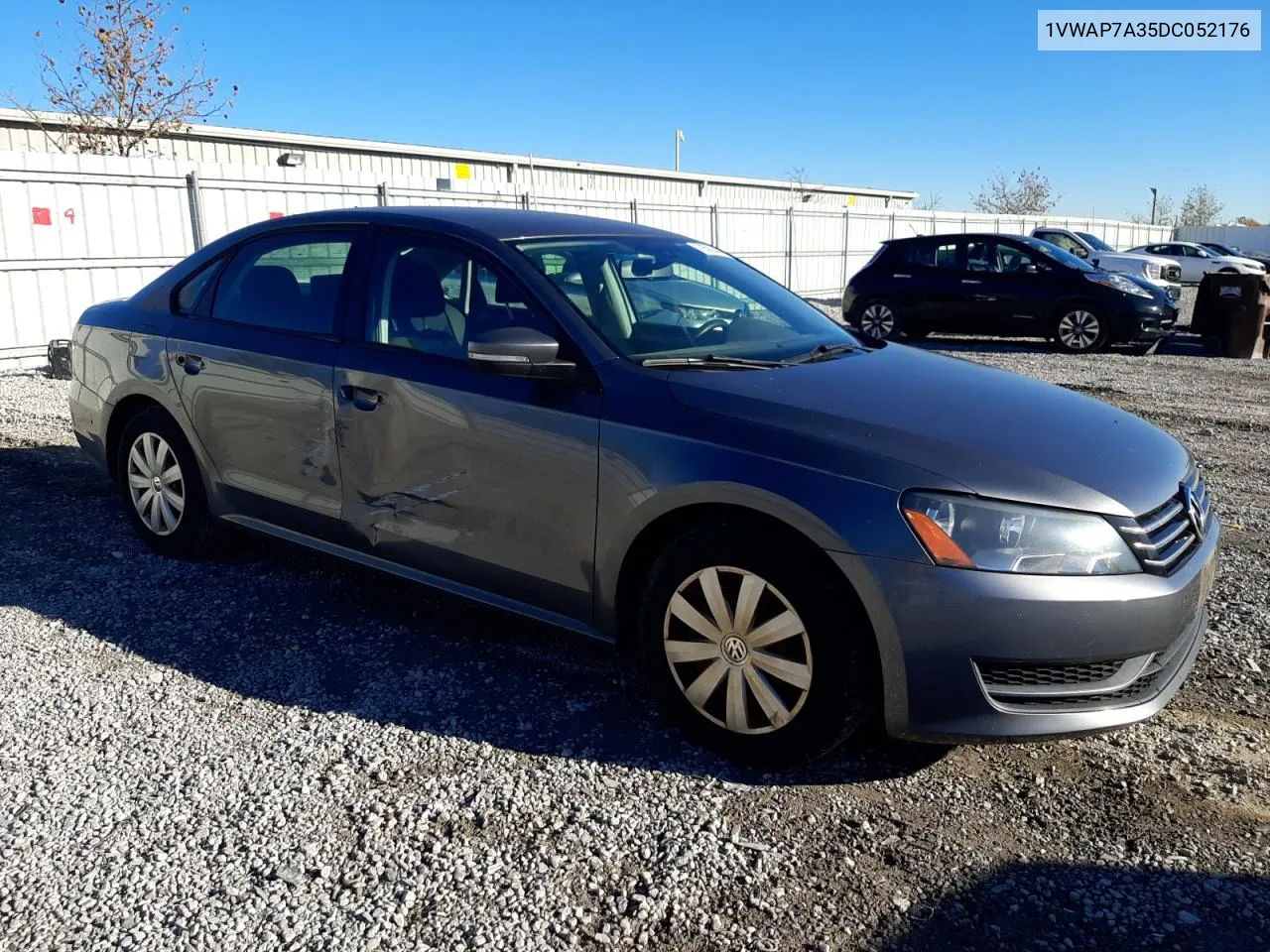 2013 Volkswagen Passat S VIN: 1VWAP7A35DC052176 Lot: 78580444