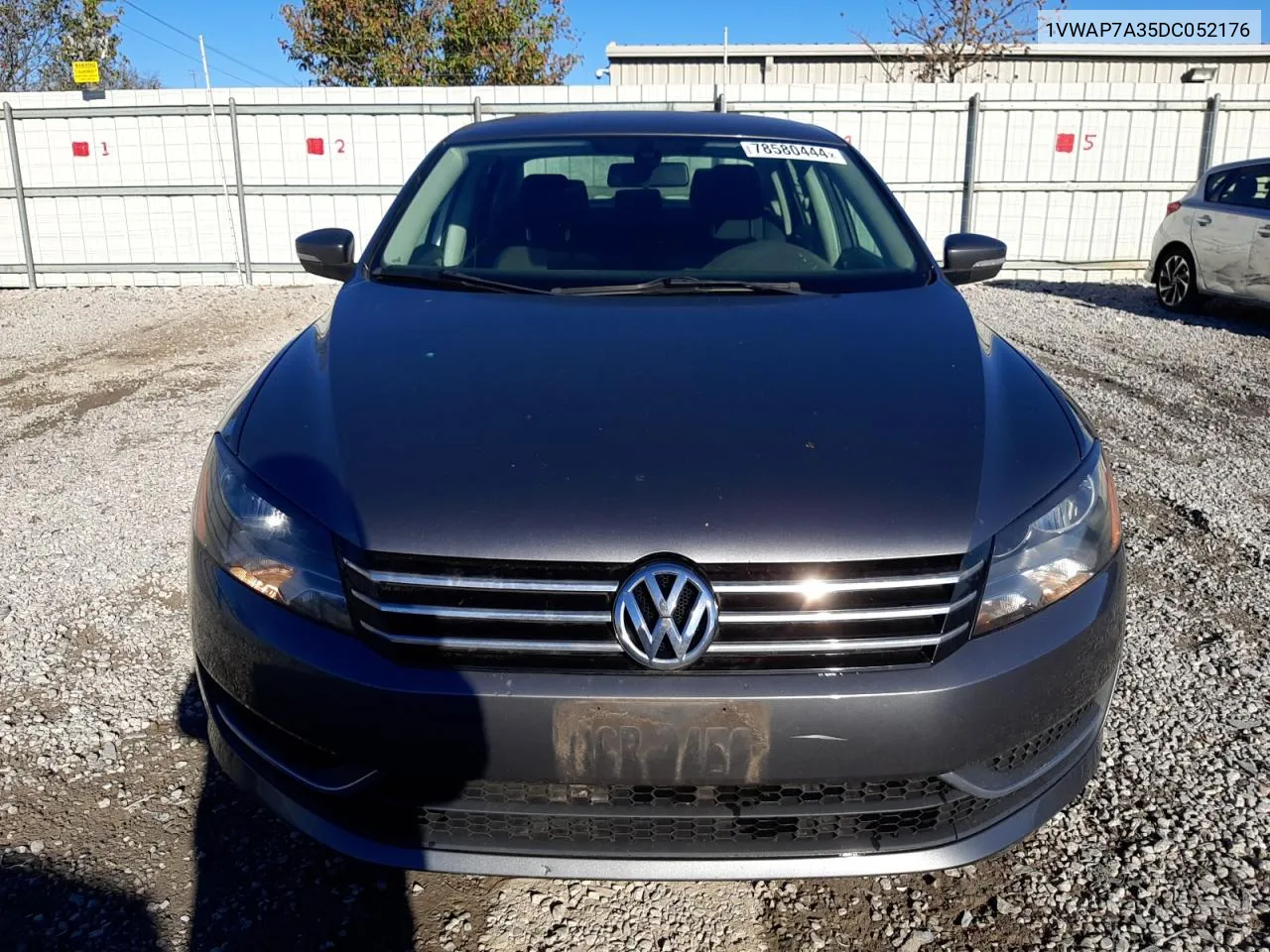 2013 Volkswagen Passat S VIN: 1VWAP7A35DC052176 Lot: 78580444