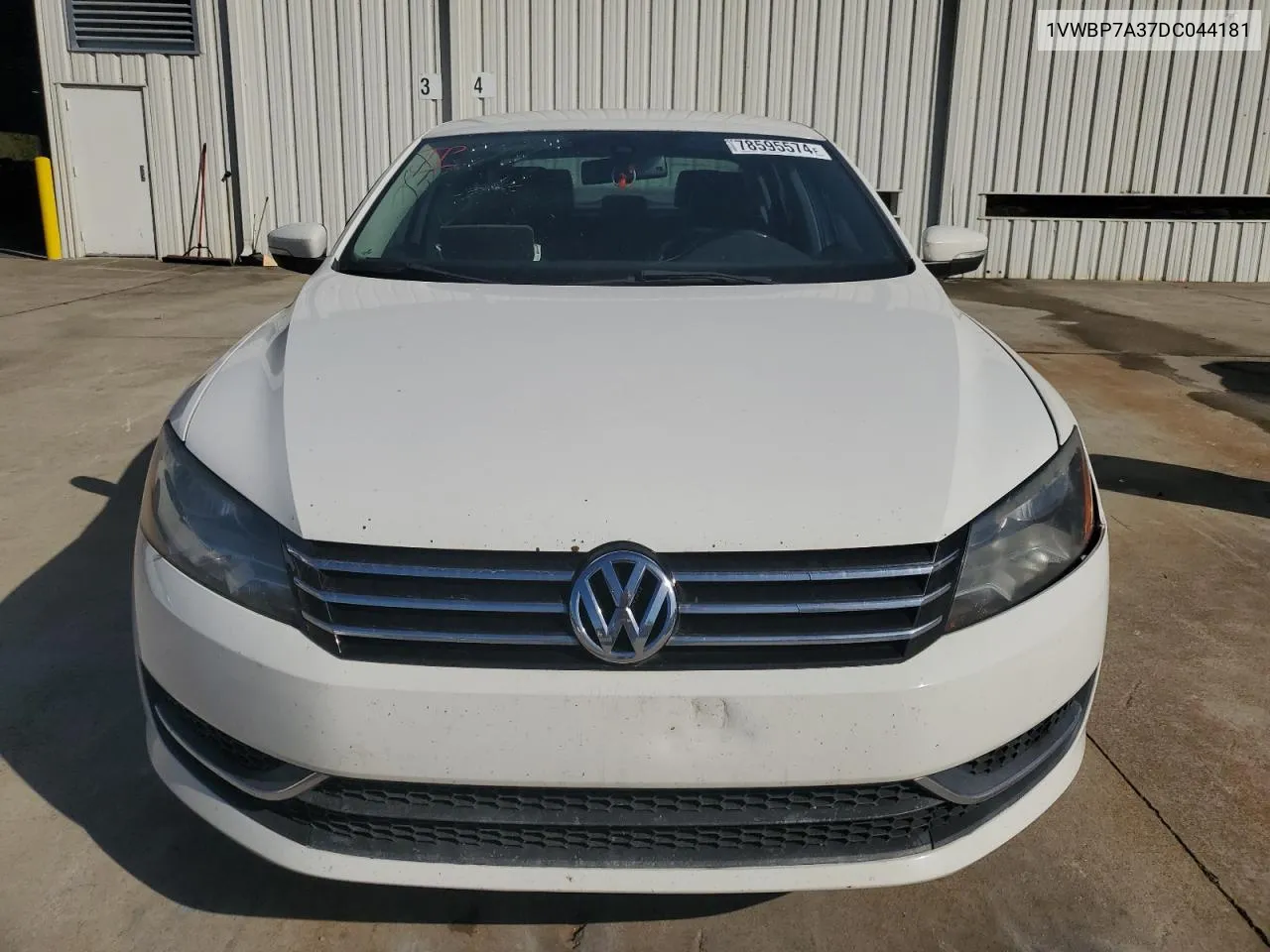 2013 Volkswagen Passat Se VIN: 1VWBP7A37DC044181 Lot: 78595574