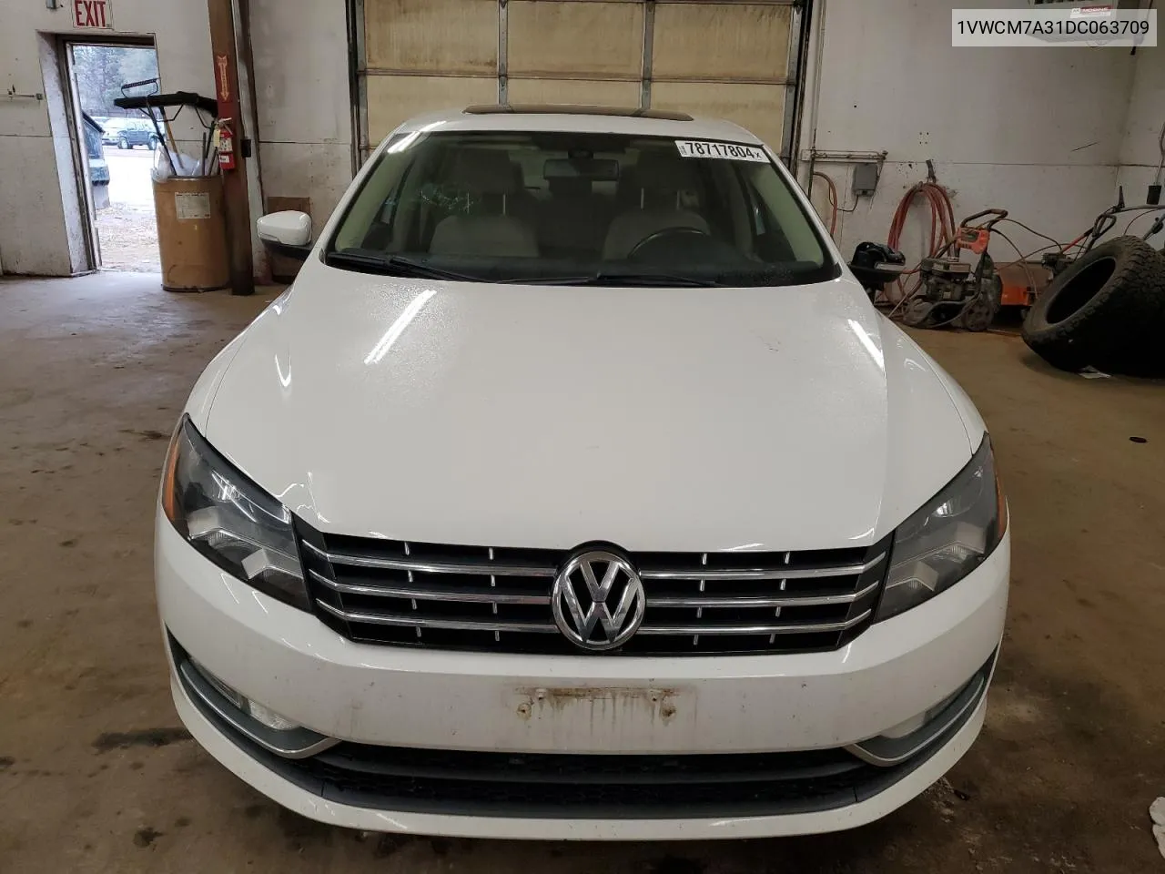 2013 Volkswagen Passat Sel VIN: 1VWCM7A31DC063709 Lot: 78717804