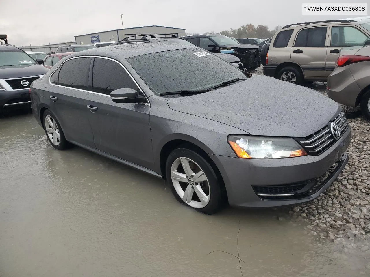 2013 Volkswagen Passat Se VIN: 1VWBN7A3XDC036808 Lot: 78841524