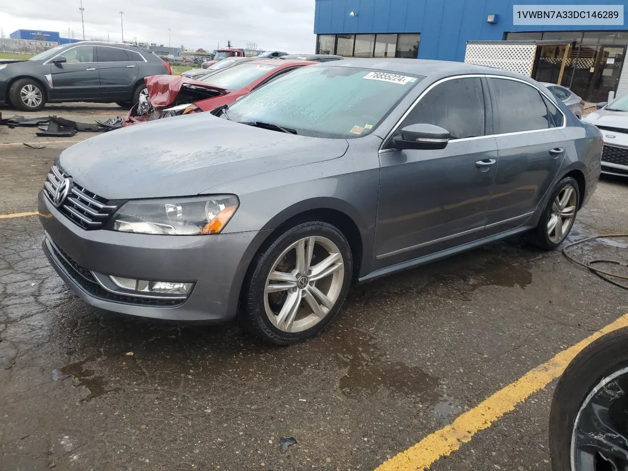 2013 Volkswagen Passat Se VIN: 1VWBN7A33DC146289 Lot: 78855224