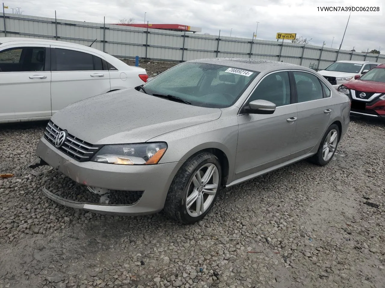 2013 Volkswagen Passat Sel VIN: 1VWCN7A39DC062028 Lot: 78889214