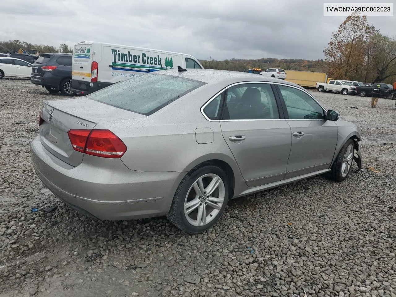 2013 Volkswagen Passat Sel VIN: 1VWCN7A39DC062028 Lot: 78889214