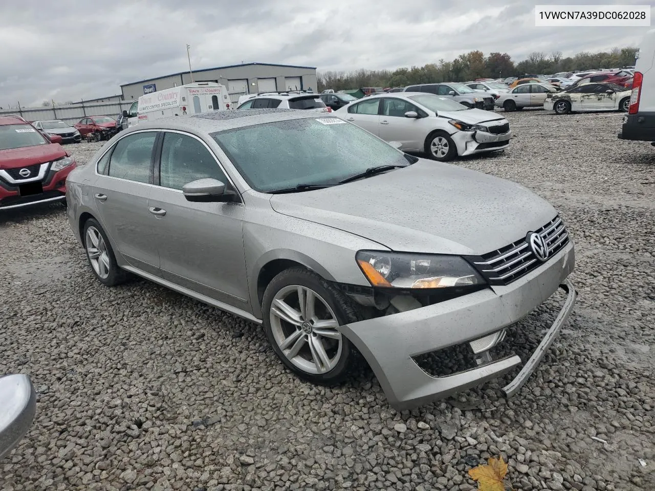 2013 Volkswagen Passat Sel VIN: 1VWCN7A39DC062028 Lot: 78889214