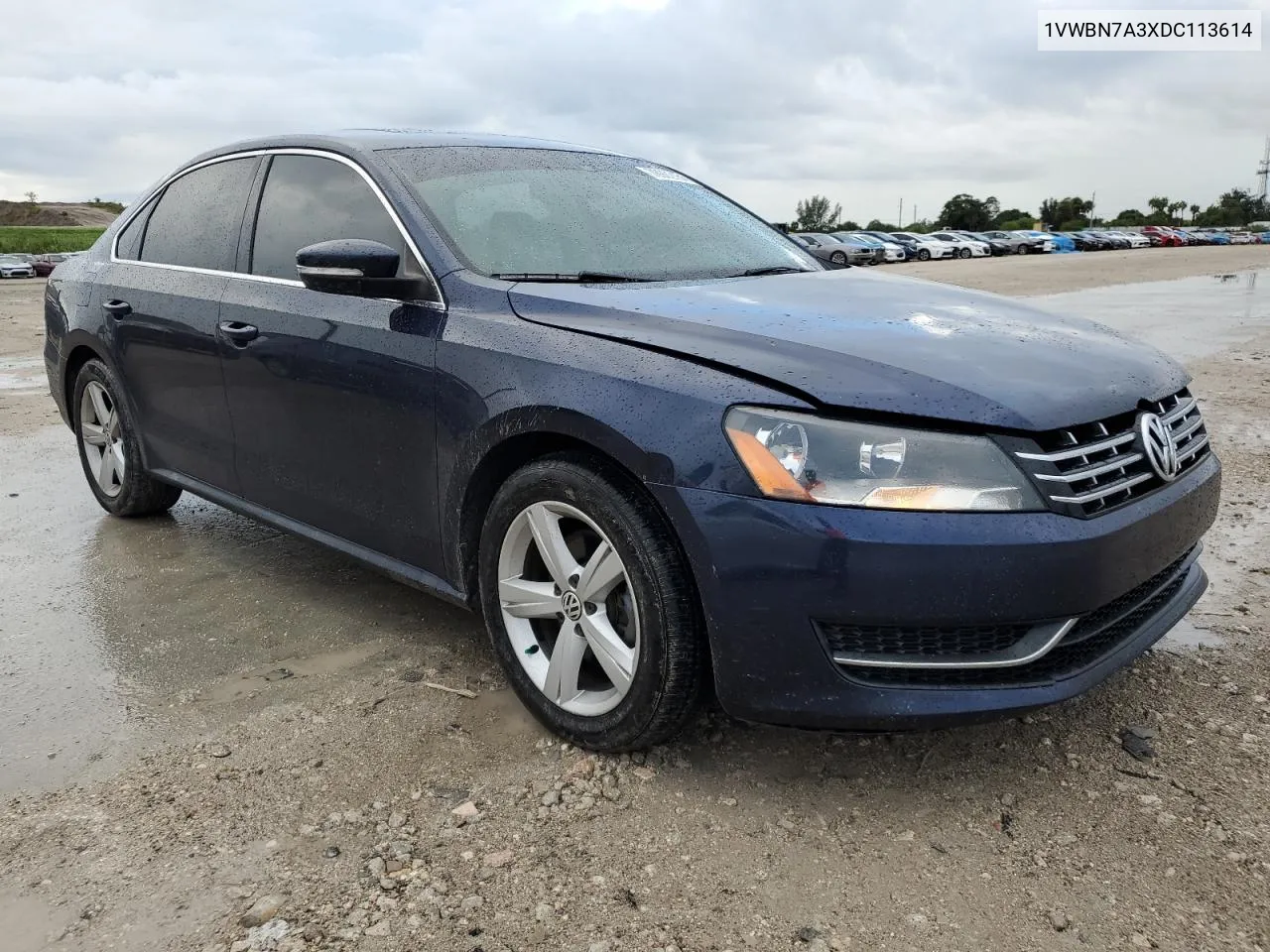 2013 Volkswagen Passat Se VIN: 1VWBN7A3XDC113614 Lot: 78902154