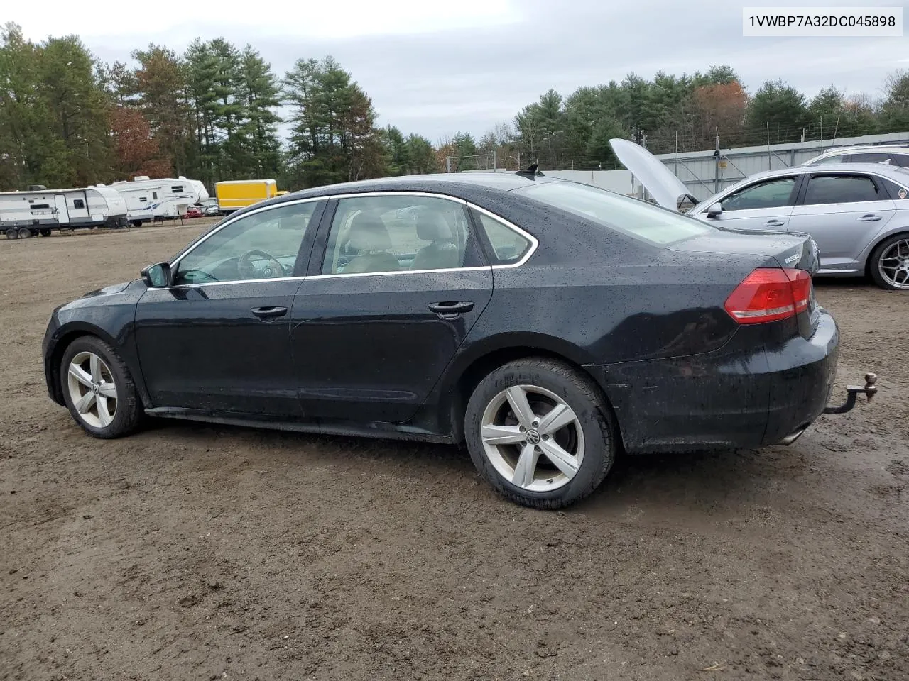 2013 Volkswagen Passat Se VIN: 1VWBP7A32DC045898 Lot: 79003284