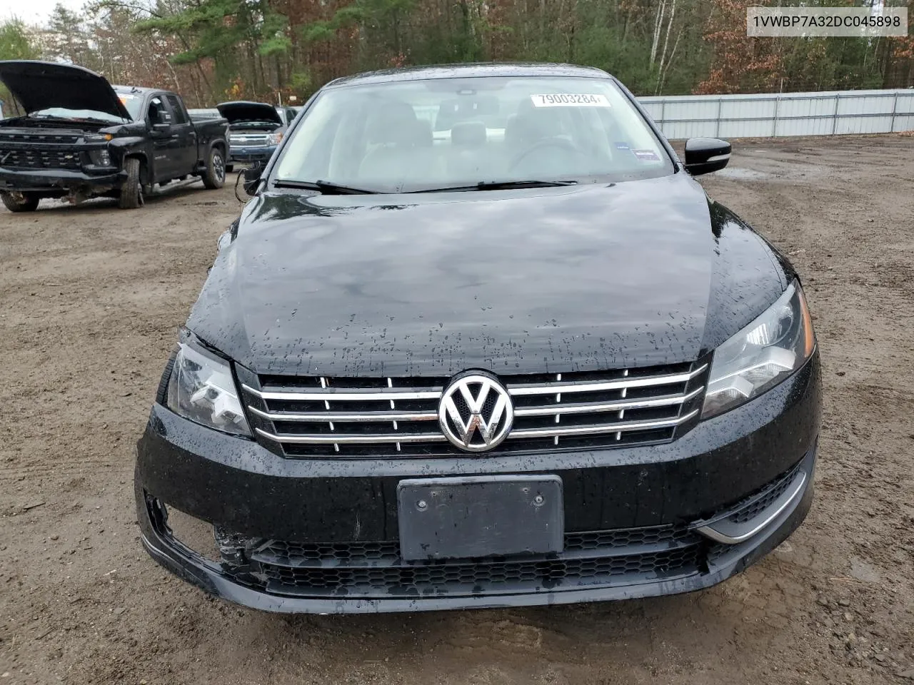 2013 Volkswagen Passat Se VIN: 1VWBP7A32DC045898 Lot: 79003284